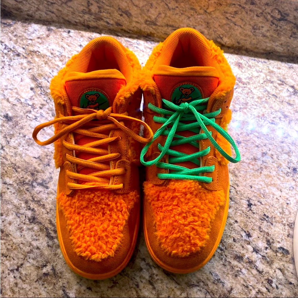 Grateful Dead Orange Nike’s size 10 men’s.